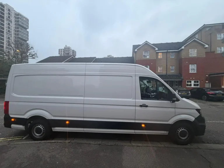 First Choice Transportation VW Crafter LWB high roof van for courier work across London